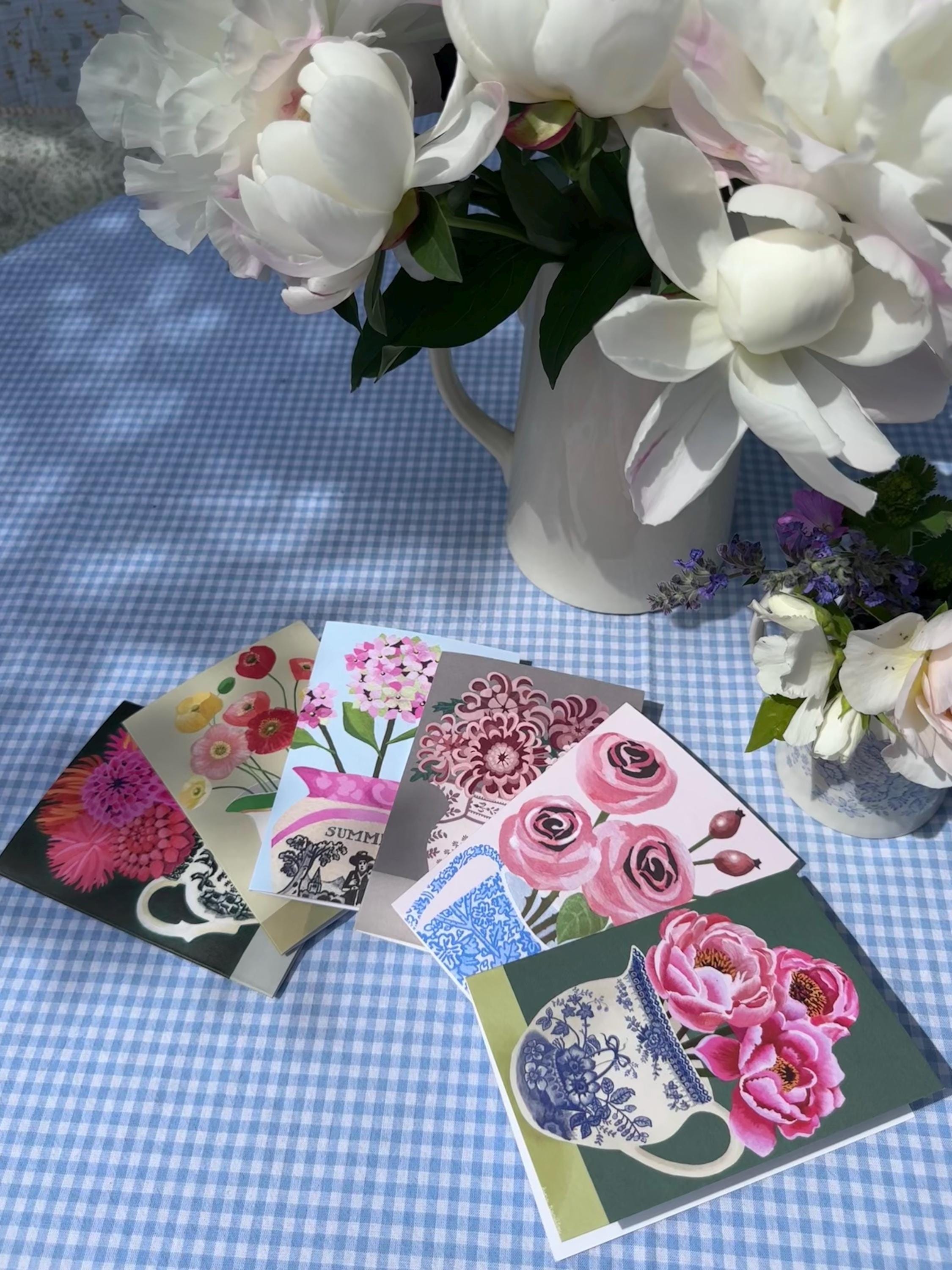 薔薇が綺麗 Carol Wilson ペーパーボックス 希少 カード 薔薇が綺麗