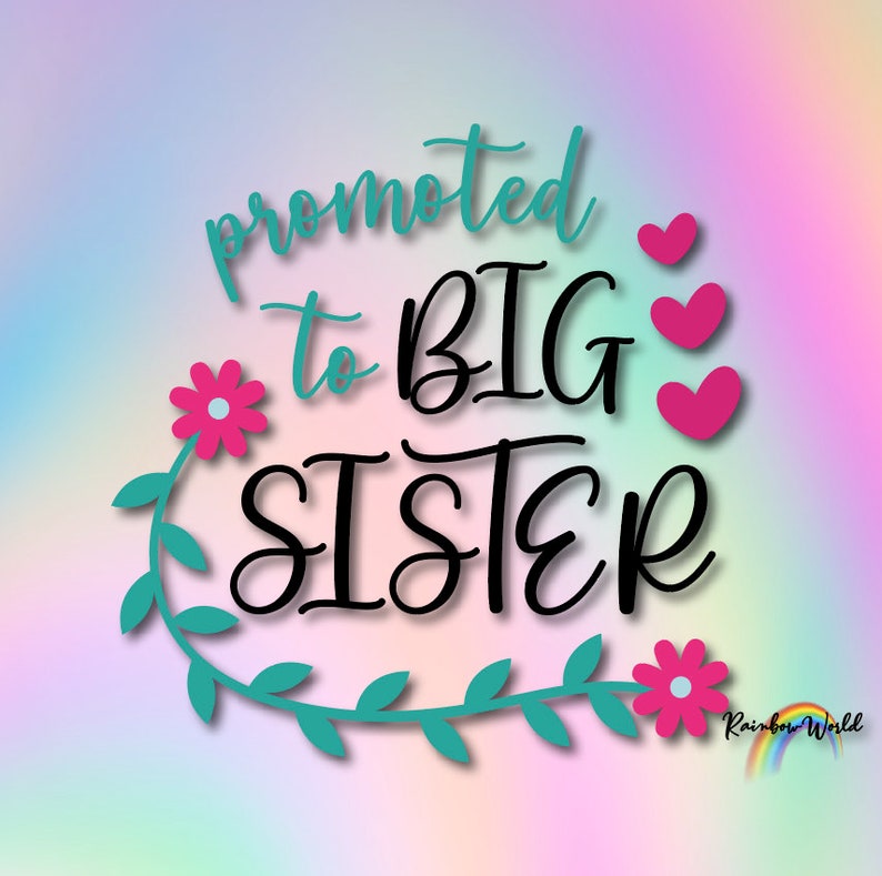 Download Promoted to Big Sister svg/pdf/png/dxf/eps/files instant ...
