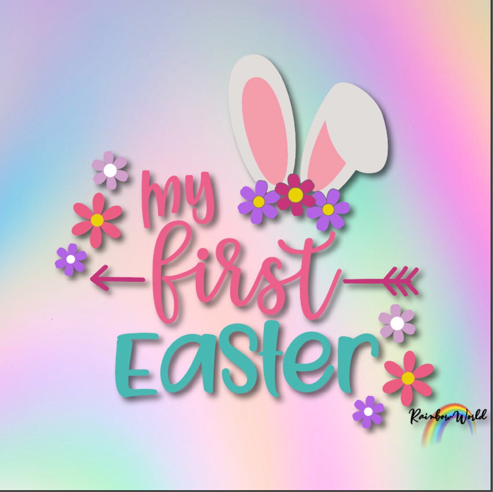 My first easter svg/pdf/png/dxf/eps files/my 1st easter/easter | Etsy