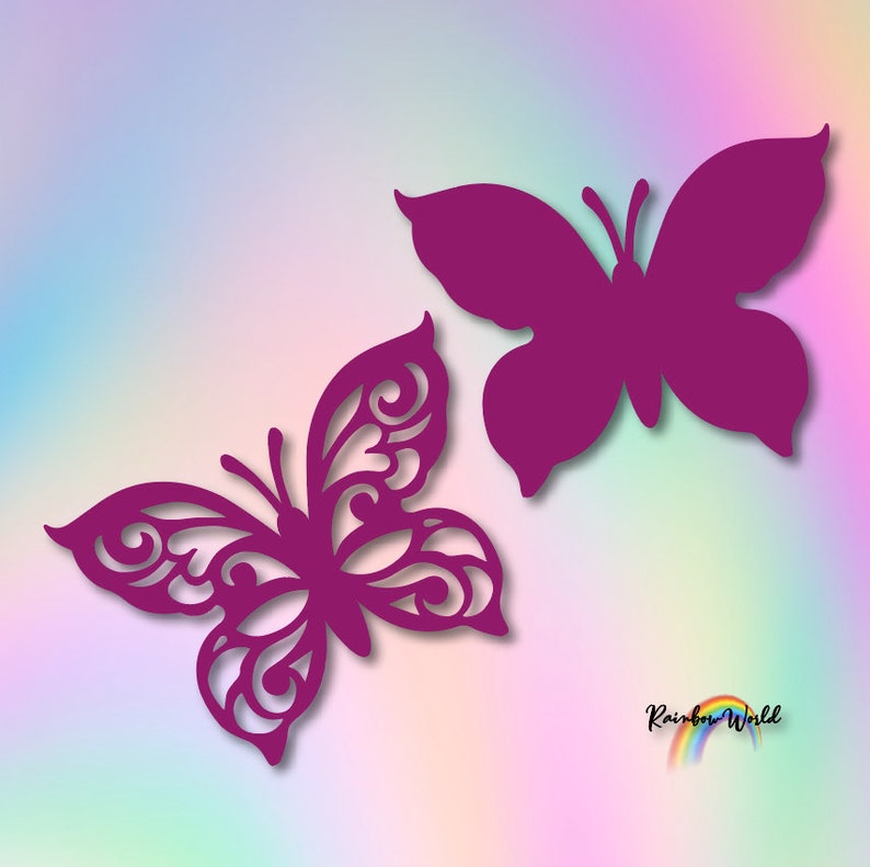 Mariposa svg / pdf / png / jpg / dxf / eps clipart y