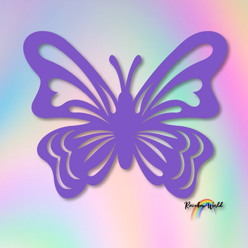 Download Butterfly SVG stencil Butterflies SVG template Butterfly ...