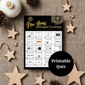 New Years Dingbats - Etsy UK
