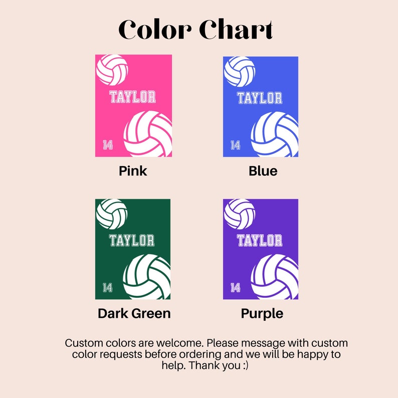 Personalized Volleyball Blanket: Custom Name & Number Fleece Blanket image 5