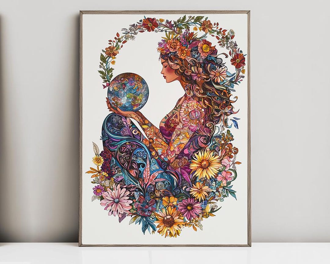 Gaia, Greek Goddess Mythology, Goddess of Earth, Mother of All Life ...