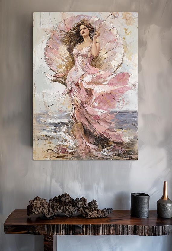 Stampe Su Tela Afrodite Mitologia Greca – 2 Pezzi 60x80 Cm, Poster Arte Moderna Per Decorazione Parete