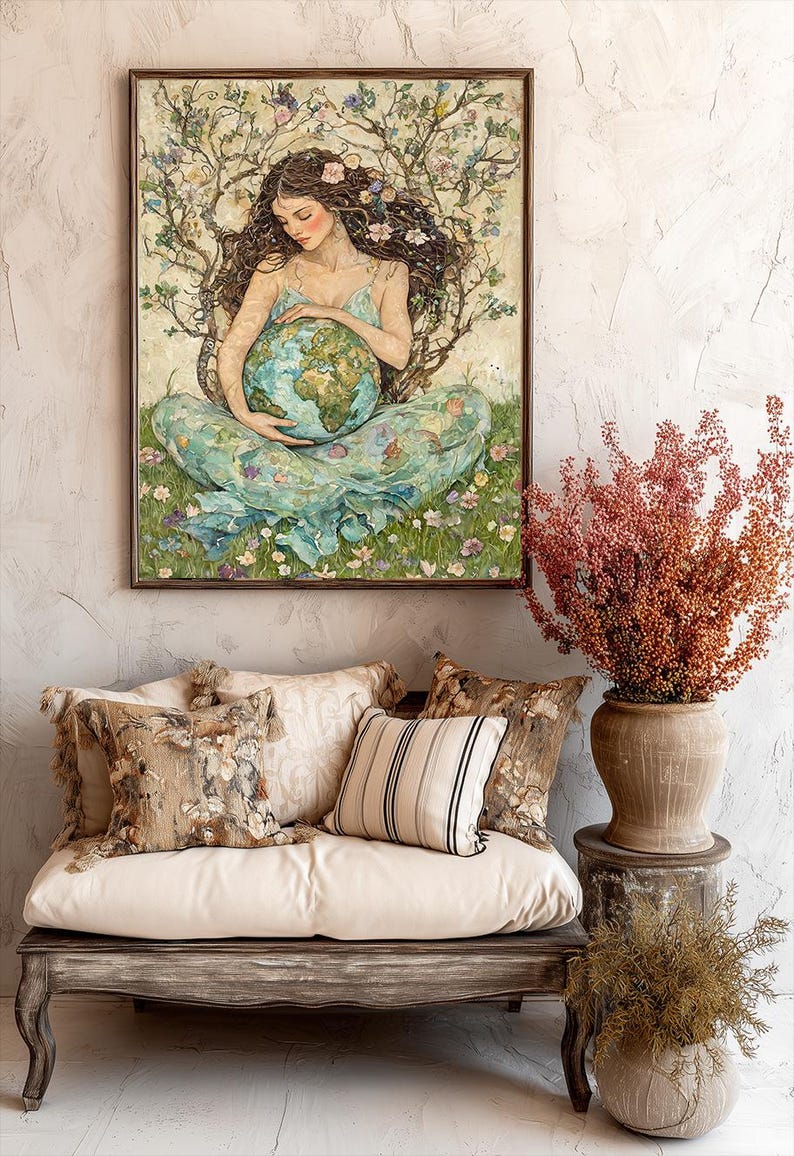 Gaia, Greek Goddess Mythology, Goddess of Earth, Mother of All Life ...