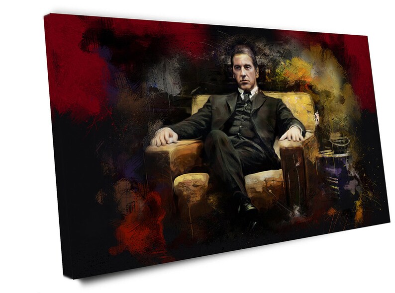 Art Print Poster Canvas The Godfather Al Pacino Large 