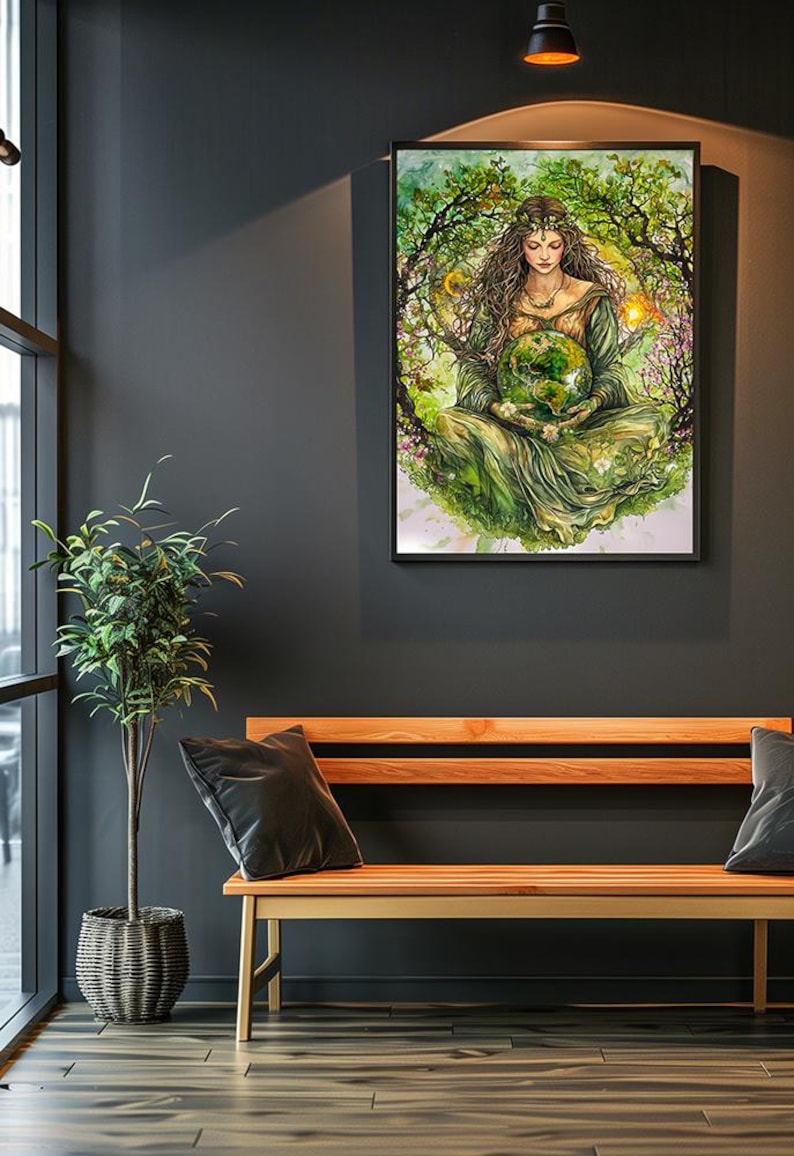 Gaia, Greek Goddess Mythology, Goddess of Earth, Mother of All Life ...