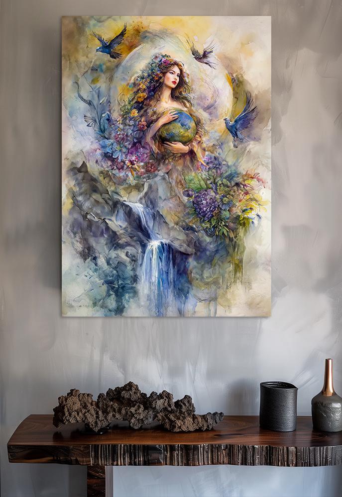 Gaia, Greek Goddess Mythology, Goddess of Earth, Mother of All Life ...