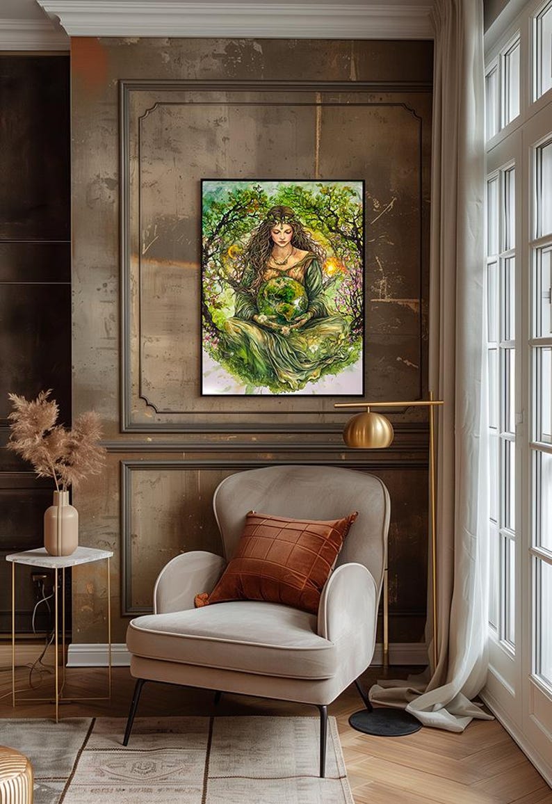 Gaia, Greek Goddess Mythology, Goddess of Earth, Mother of All Life ...