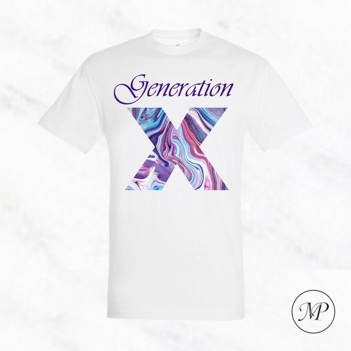 marble print t shirt