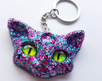 Self Defense Cat Keychain Etsy