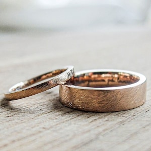 Nature Inspired Wedding Ring, Wedding Ring Set His And Hers, Viking Wedding Ring Set, Wedding Ring Set His And Her, Celtic Wedding Ring Set