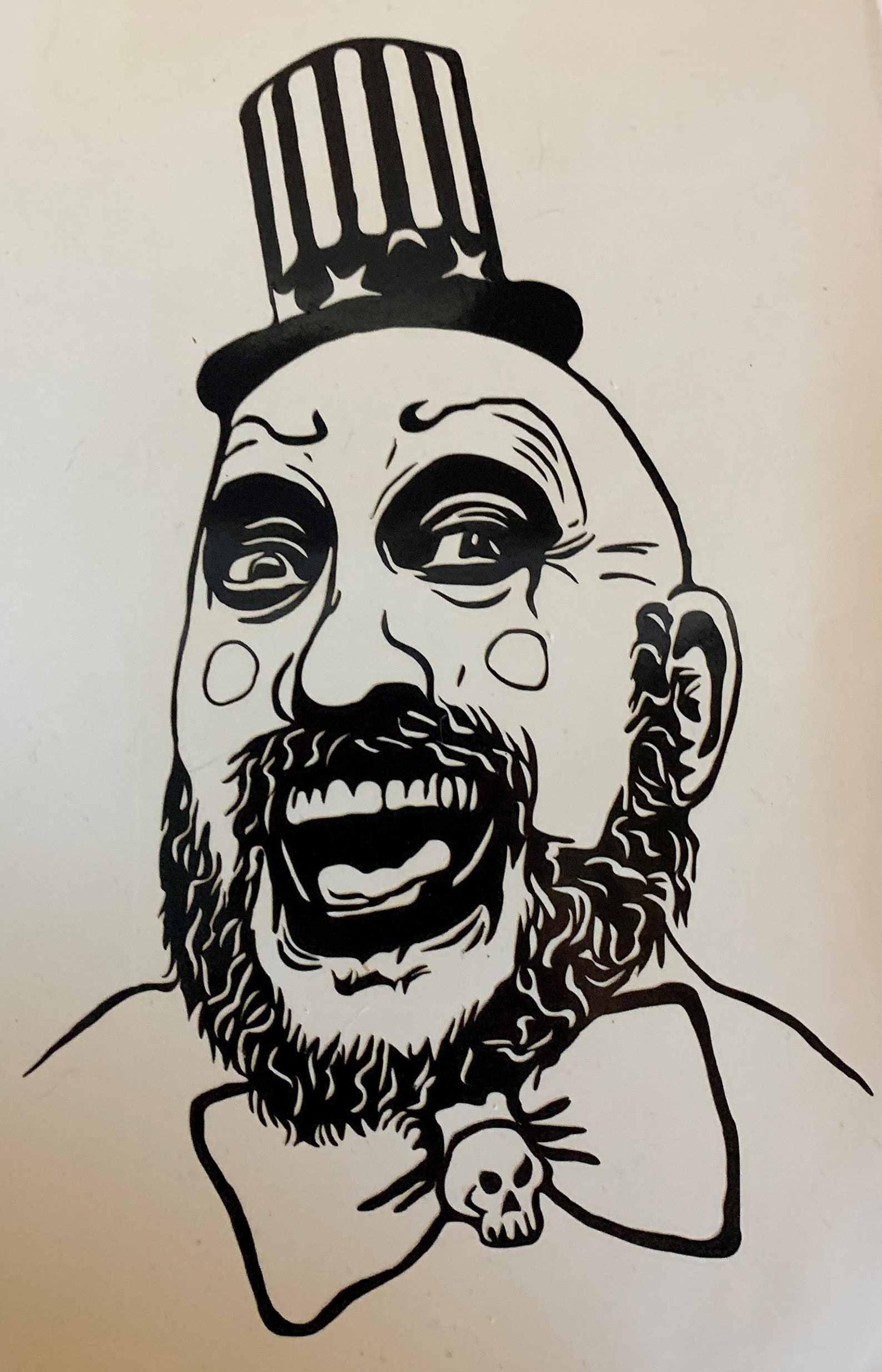 Captain Spaulding Inspired Decal Etsy