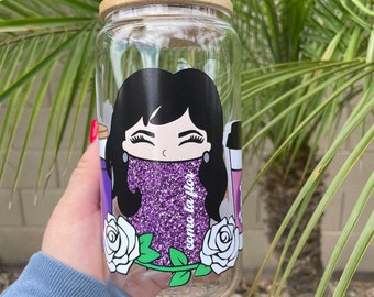 Selena Inspired Glass Can | Iced Coffee Glass |