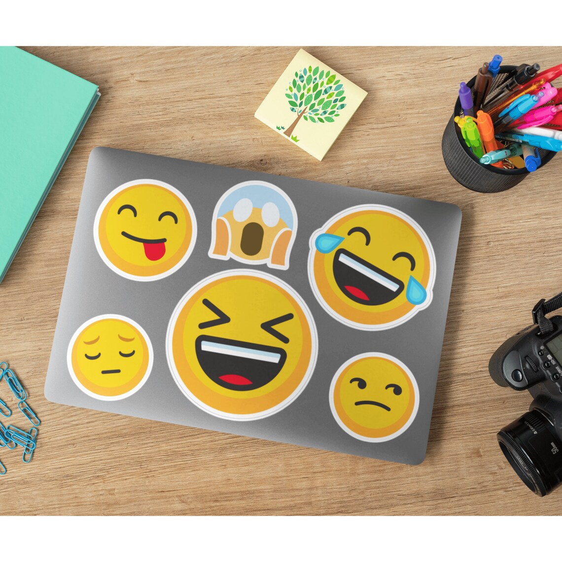 Emoji Sticker Laptop Sticker Cute Sticker Sticker Pack Etsy