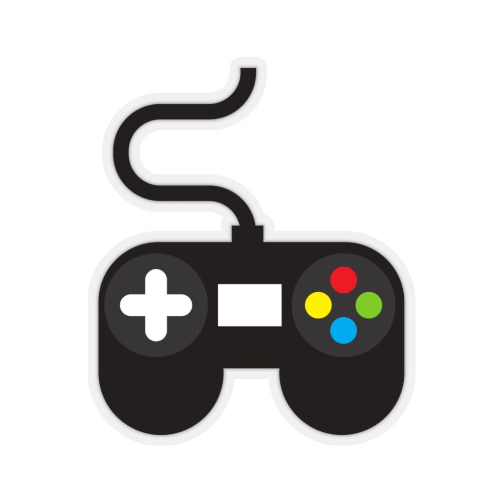 Gaming Sticker Gamer Gift Laptop Cute Vinyl Decal Car Etsy
