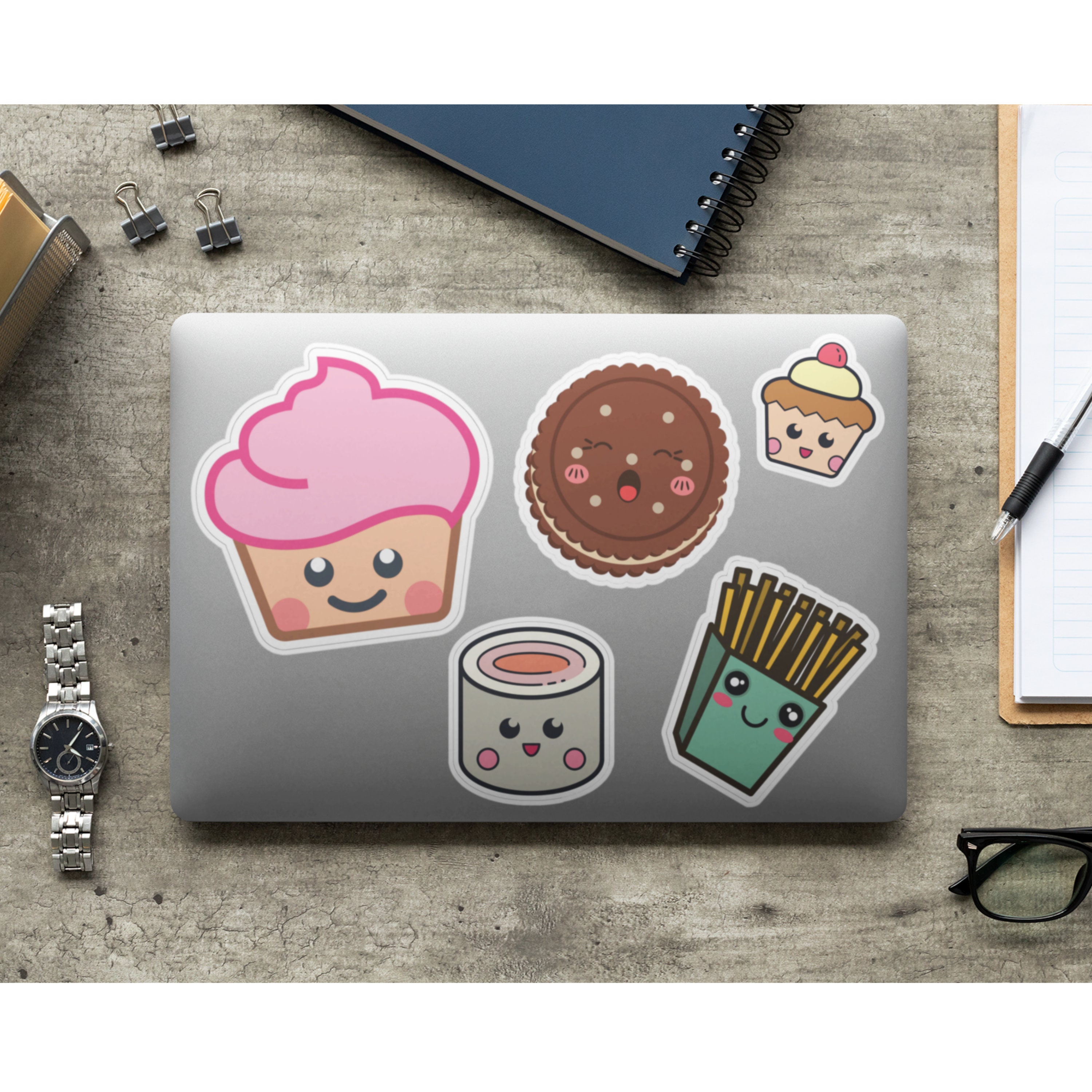 Kawaii Sticker Sushi Roll Japanese Laptop Decal Cute | Etsy