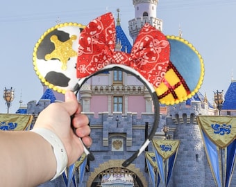 Oreilles Woody de Mickey Mouse, oreilles de souris Toy Story