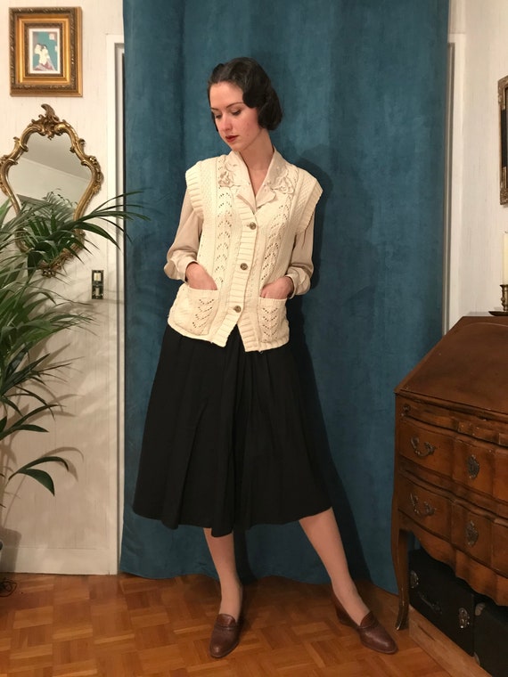 Vintage jacket 1940 40's pure wool