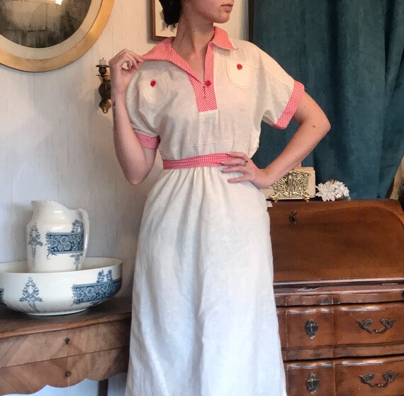 Vintage dress 1940 40's
