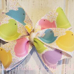 Easter Hair Bow - Sweet Peeps