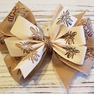 BEEautiful | Bee Hair Bow | Bee Bow for Girls