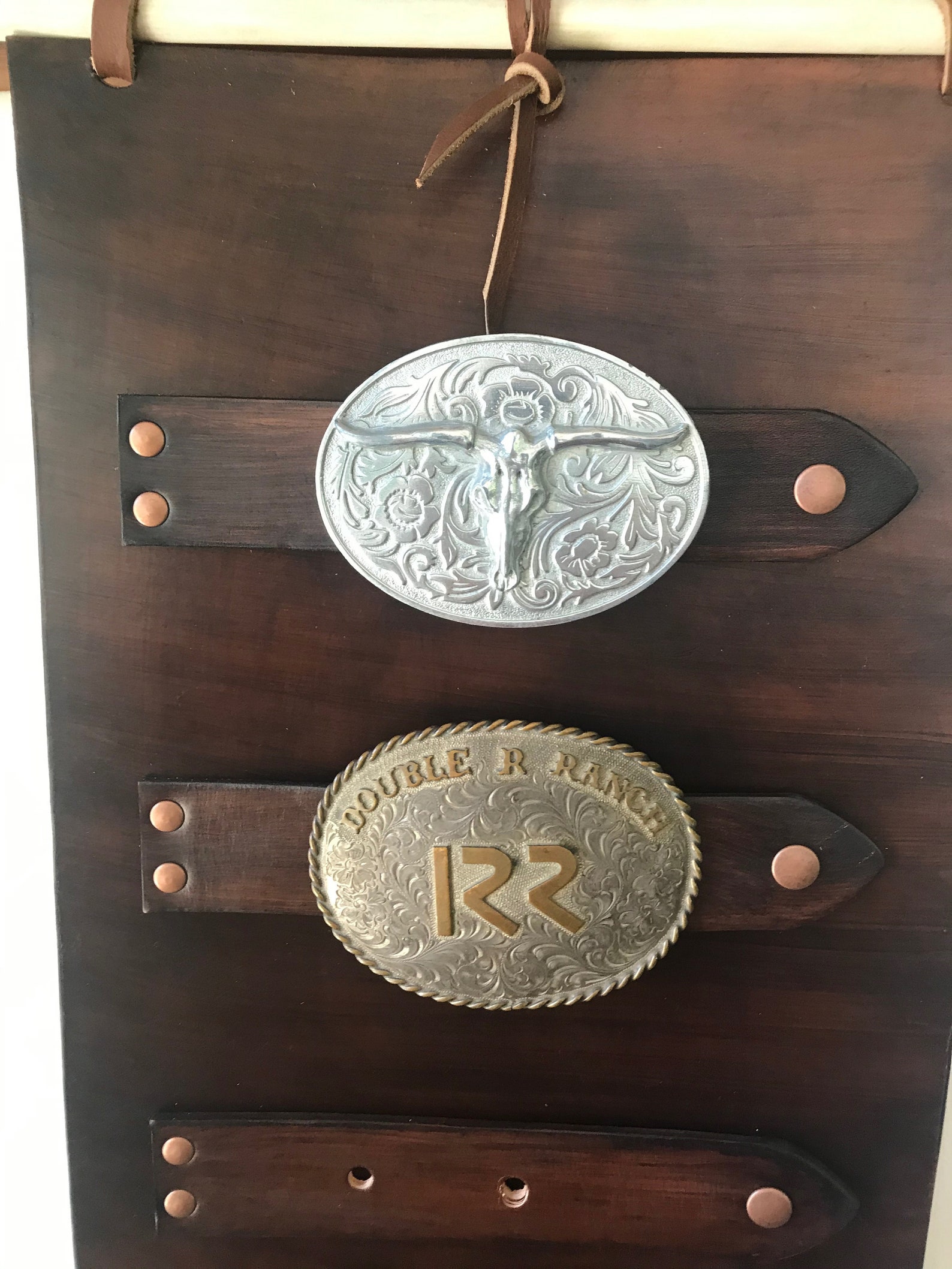 Custom Wall Display for Belt Buckles Deposit Etsy