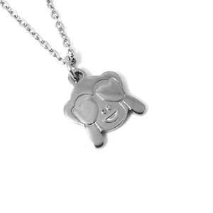 Affe Halskette, Peinlicher Affe Anhänger, Tierschmuck aus Edelstahl