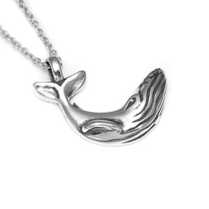 Wal Halskette, 925 Sterling Silber Ocean Animal Anhänger, Strand Schmuck