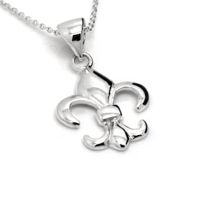 Fleur de Lis Ketting, Franse Lily Hanger, Royalty Sieraden