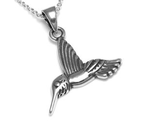 VENACOLY Colibrì, collana in argento sterling 925 con
