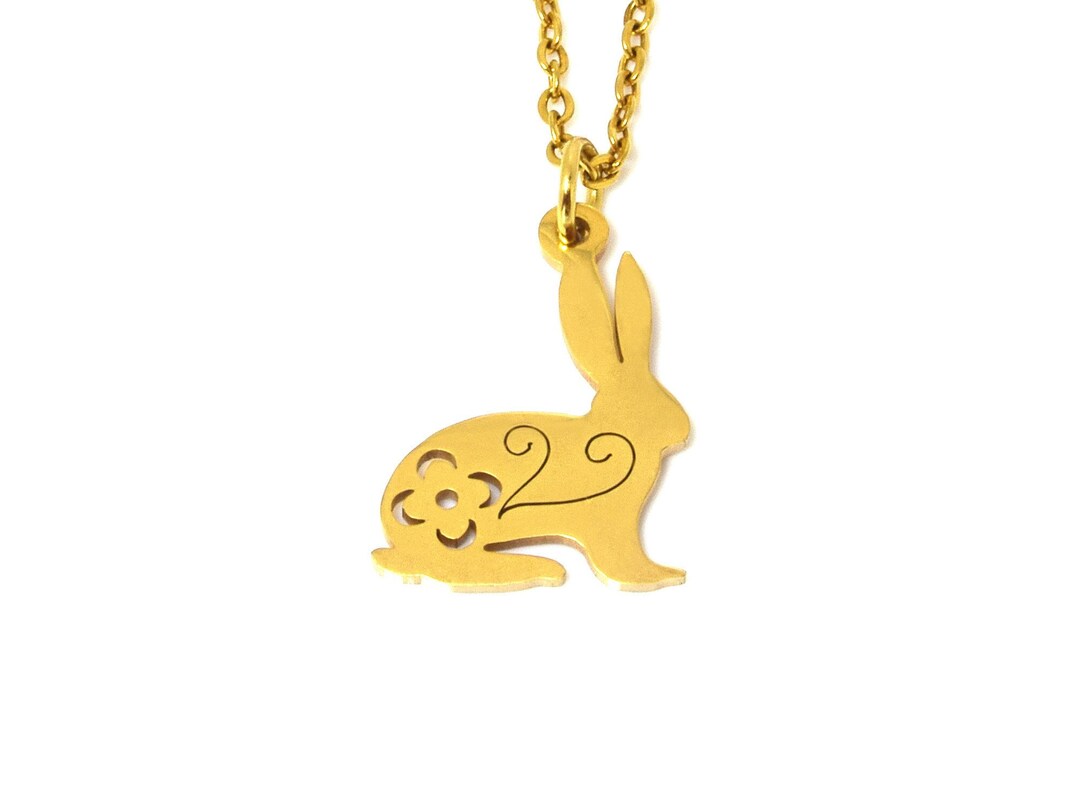 アクセサリー BLIND RABBIT  NECKLACE 50cm Amazon.com: Zeshimb Cubic Zirconia Bunny Necklace Shiny