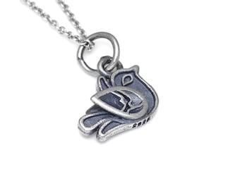 スターリングシルバーの鳩のペンダントネックレス：鳥のチャーム