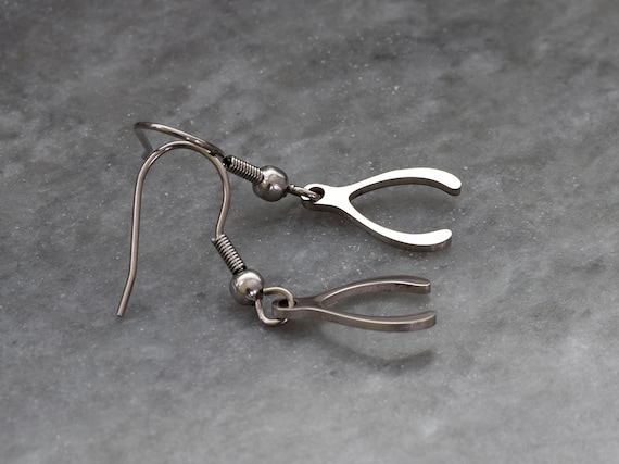Orecchini A Forcella In Argento 925 E Acciaio Inossidabile - 10mm - Gioielli Da Donna Uomo In Scatola Regalo - 2