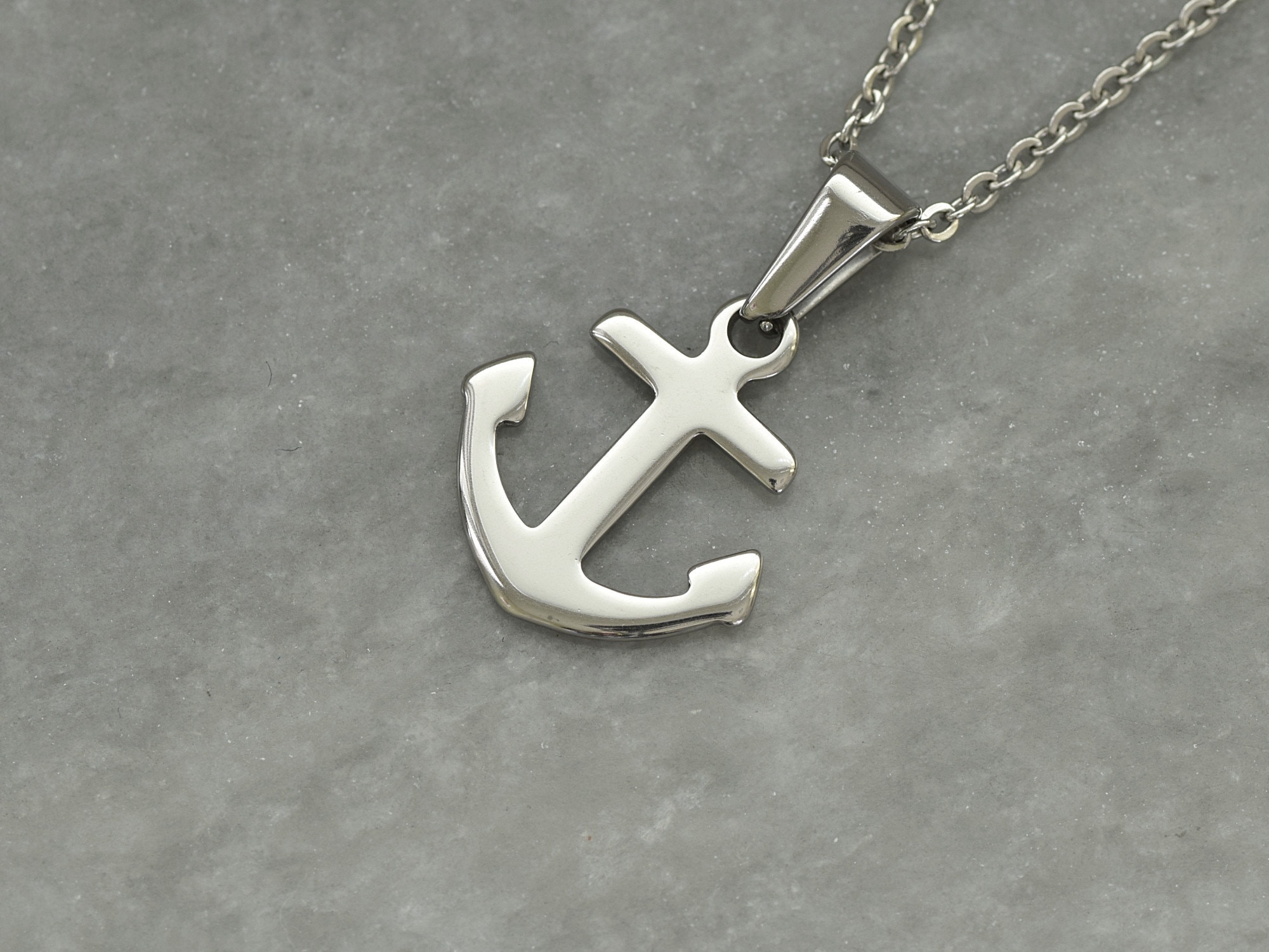 Ciondolo Ancora Nautica In Acciaio Inox Con Cuore - Vintage, Ipoallergenico Per Gioielli Fai Da Te - Foto 6