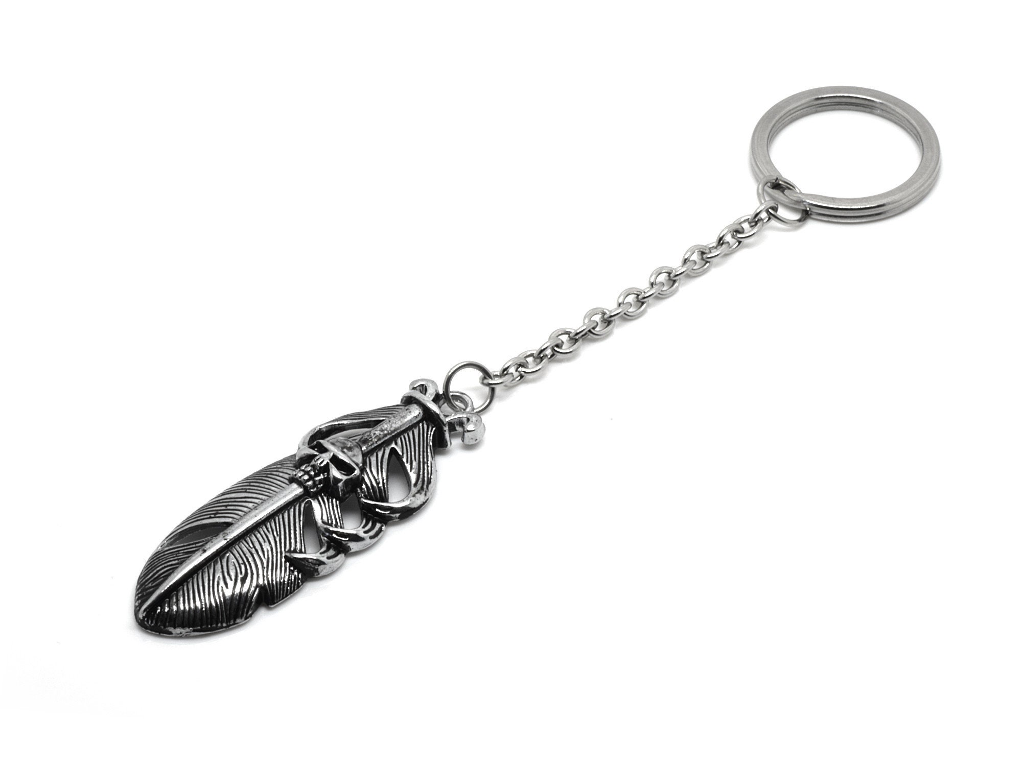 小物 KMRii Feather Skull Chain Hook 2401-AC01 WCN- Skull 02 | KMRii OFFICIAL ONLINE STORE