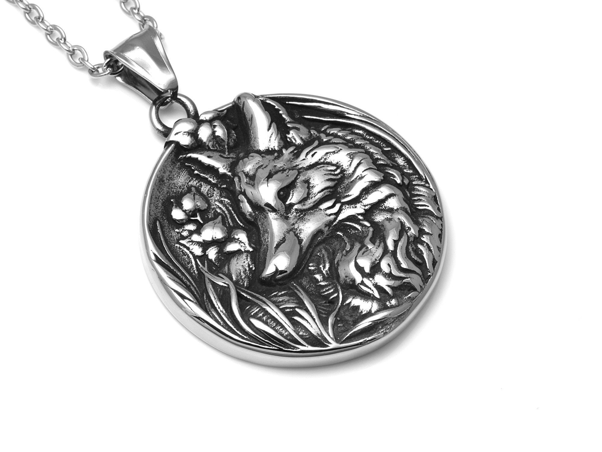 Foxy 装飾的なレンズ ネックレス