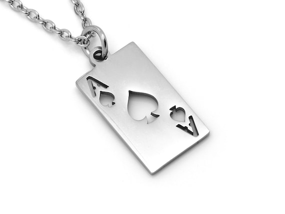 Ace of Spades Necklace – SaintStreetJewelry