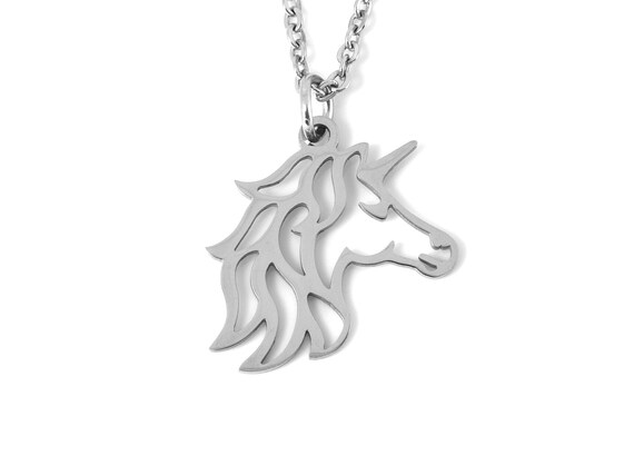 Unicorn Necklace Silver - Unicorn Jewelry - Unicorn Pendant Necklace - –  Shiny Little Blessings USA