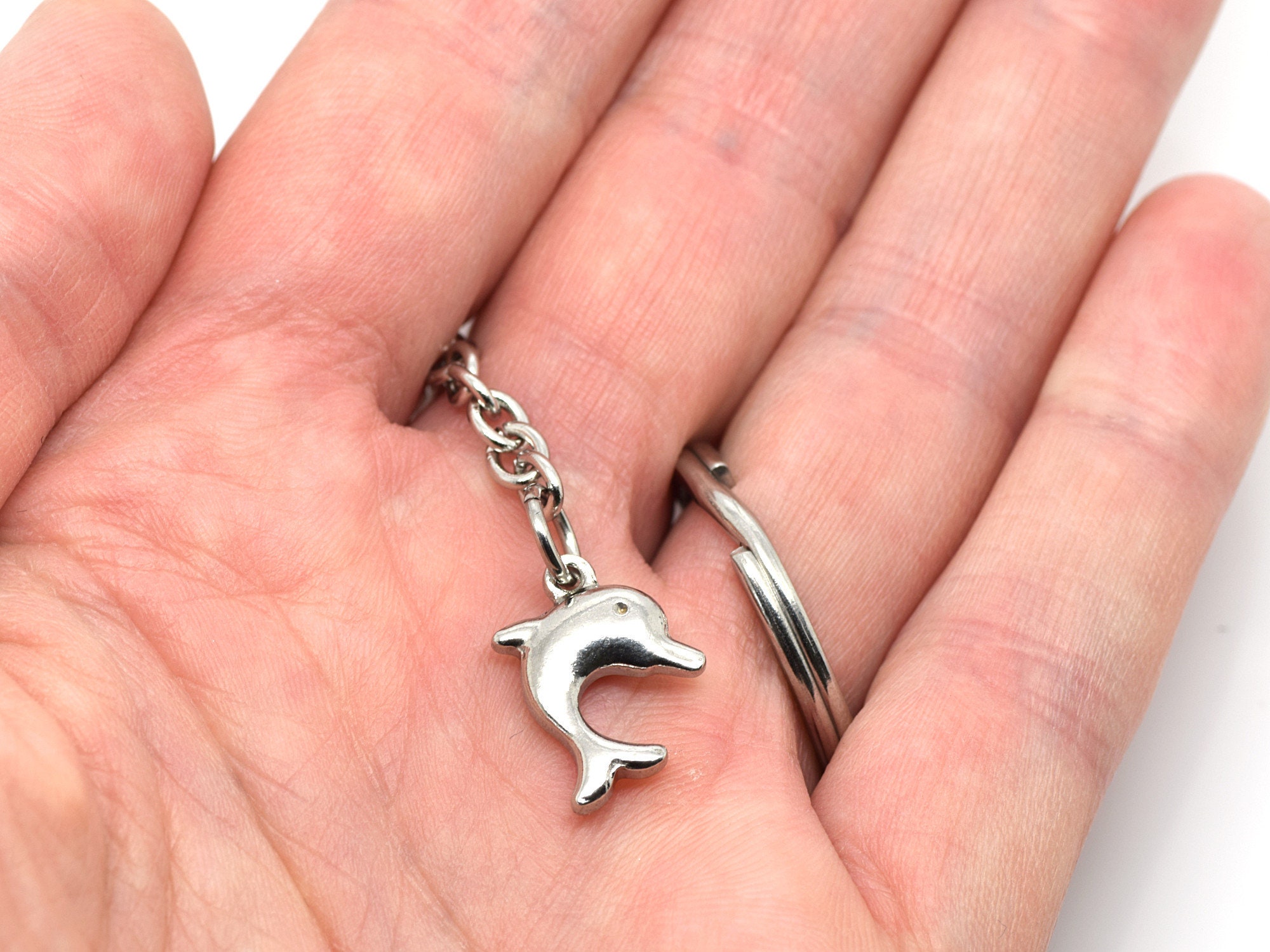 [LOW CLASSIC] / ☆ 24SS DOLPHIN BEADS KEY RINGS / BLUE Dolphin Beaded Key Chain - Etsy
