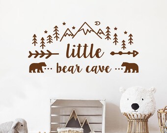 Little Bear Wall Decals - Peel & Stick Nursery Decor, 17.7x15.7 Inch, Removable PVC Stickers - View #10