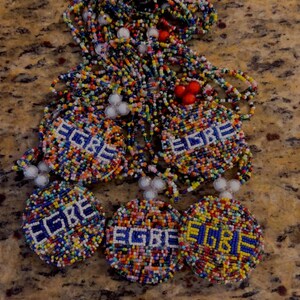 Orisa Eleke Yoruba Ifa Collar con cuentas Collar Colgante imagen 10