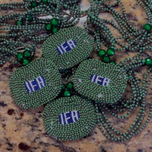 Orisa Eleke Yoruba Ifa Collar con cuentas Collar Colgante imagen 9