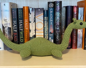 Nessie Plushie - Loch Ness Monster Plushie Crochet - Nessie Amigurumi Plush Toy - Cute Cryptid Plushie Crochet