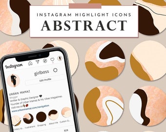 Instagram Highlight Covers ABSTRACT, Instagram Highlight Icons, Instagram Highlights, Icons for Instagram Highlights