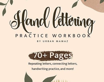 Digital/Printable Hand Lettering Workbook VOL2 | Printable Handwriting Worksheets | Procreate Hand Lettering Workbook
