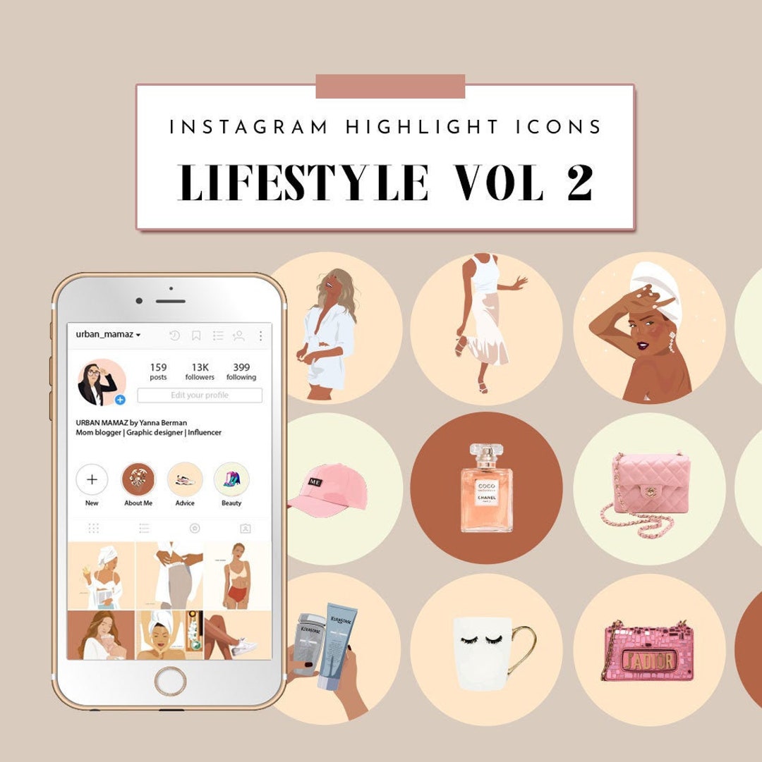 Instagram Highlight Covers LIFESTYLE VOL 2 Instagram 