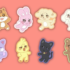 Ateez Aniteez sticker set