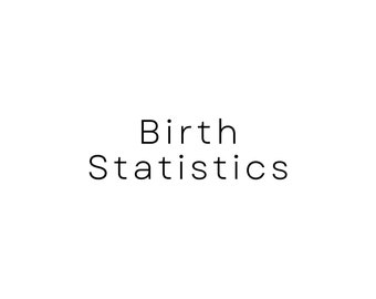 Module complémentaire sur les statistiques de naissance